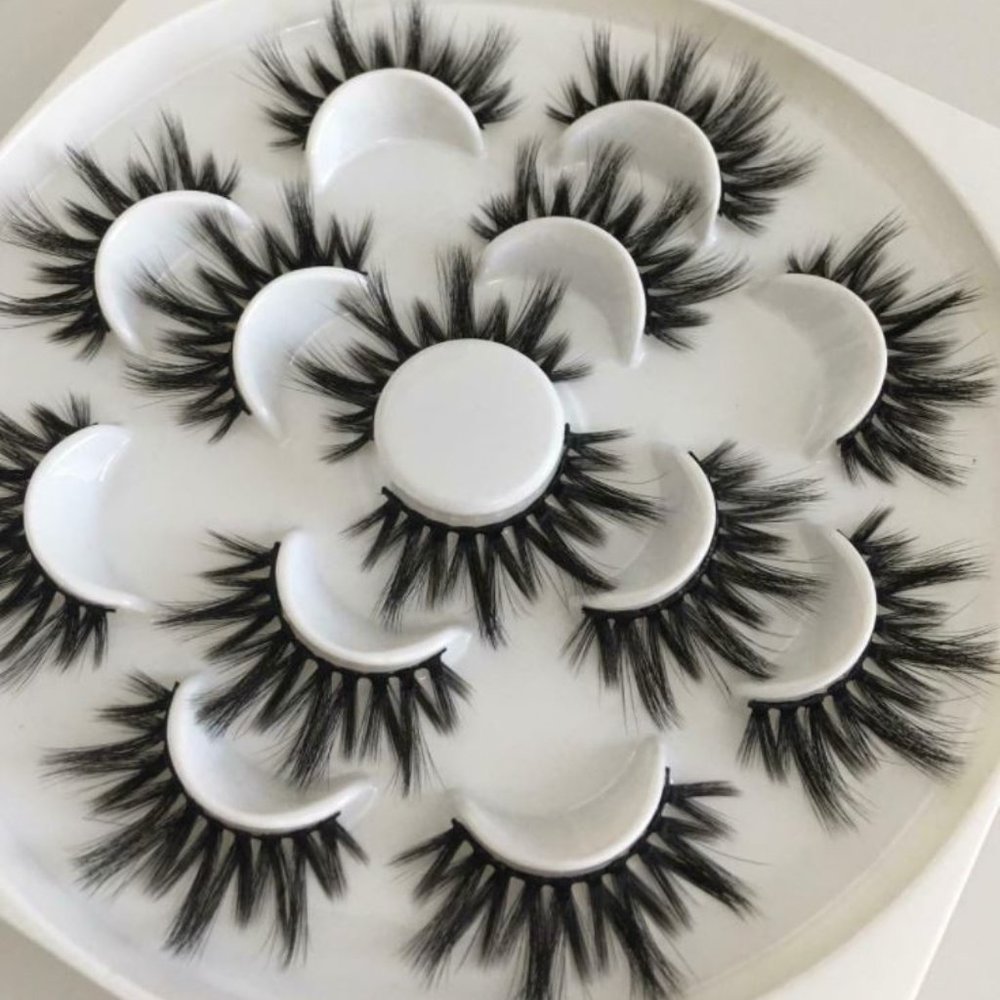 Mink Eyelashes Lashes 8D Eyelashes Fluffy